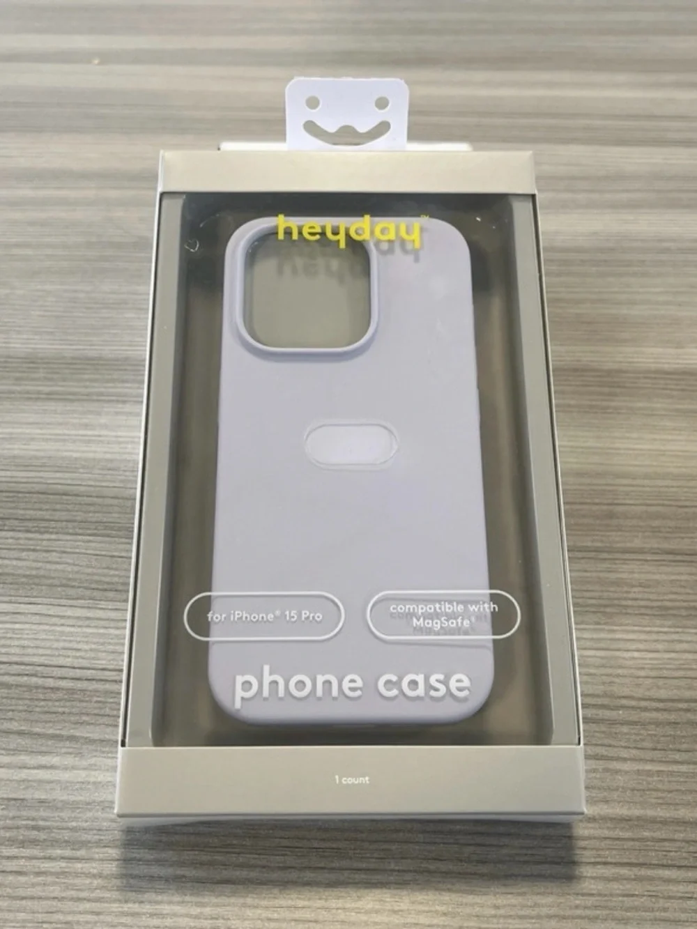 Heyday Apple iPhone 15 Pro Phone Case with MagSafe Light Purple